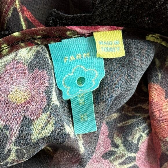 Farm Rio Anthropologie Laina Floral Boho Maxi Dress‎ Size XS - Picture 11 of 13